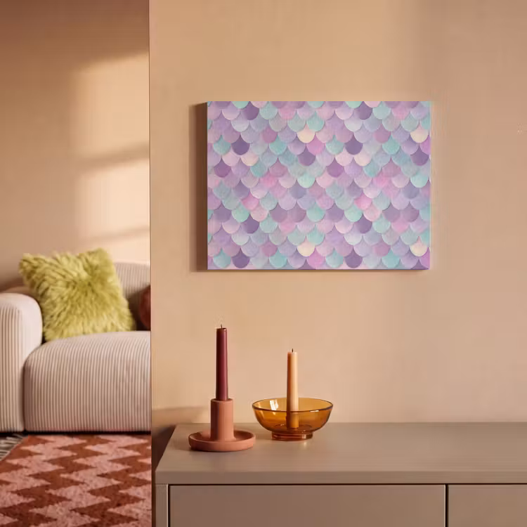 Akoestisch schilderij - Dromerig - Zeemeermin - Pastel — 2