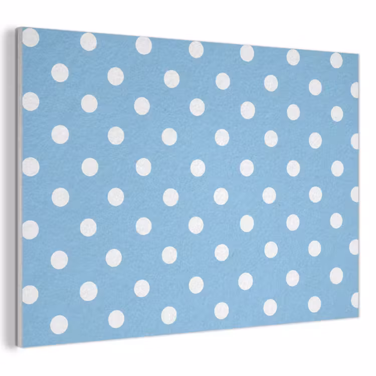 Akoestisch schilderij - Polka - Dots - Blauw — 1
