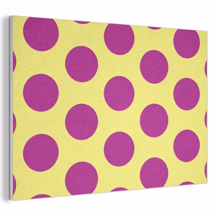 Akoestisch schilderij - Dots - Klassiek - Geel — 1
