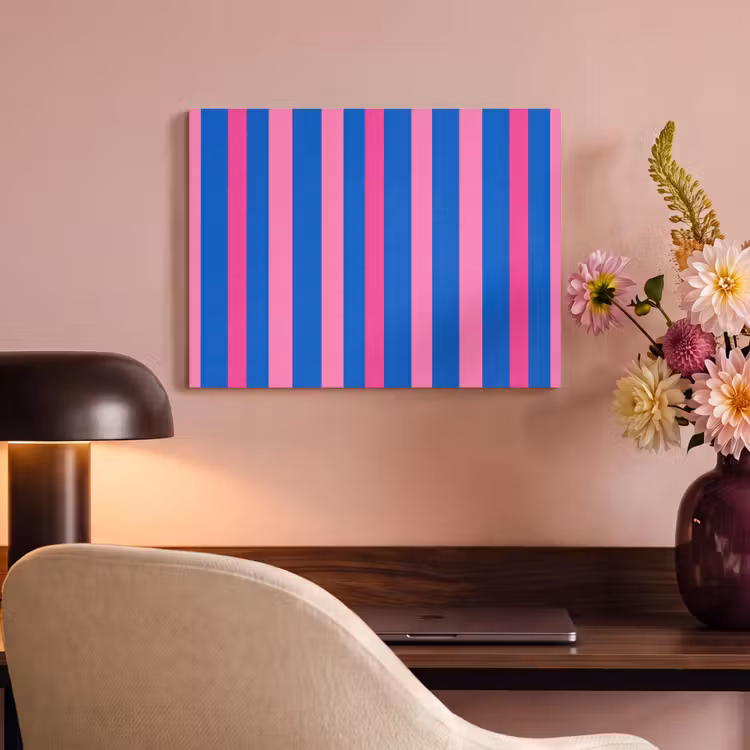 Akoestisch schilderij - Modern - Optisch - Roze — 4