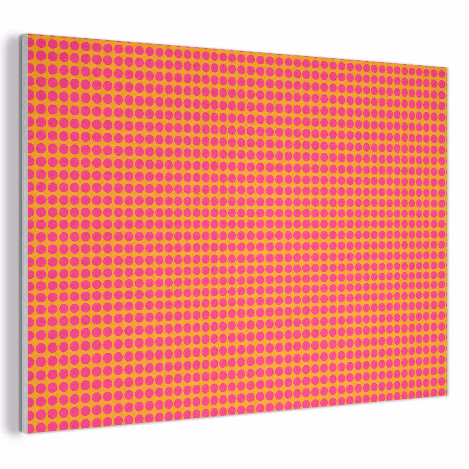 Akoestisch schilderij - Modern - Stippen - Oranje — 1