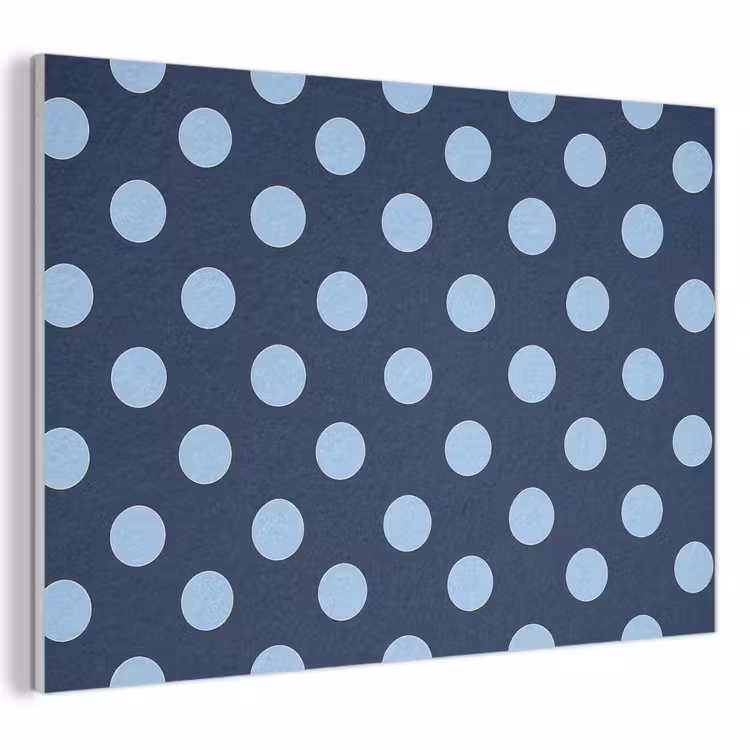 Akoestisch schilderij - Klassiek - Dots - Blauw — 1