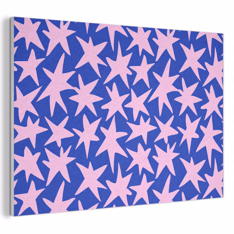 Akoestisch schilderij - Modern - Sterren - Blauw — 1