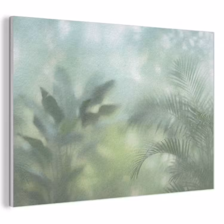 Akoestisch schilderij - Natuur - Vervaagd - Groen - Abstract - Modern — 1