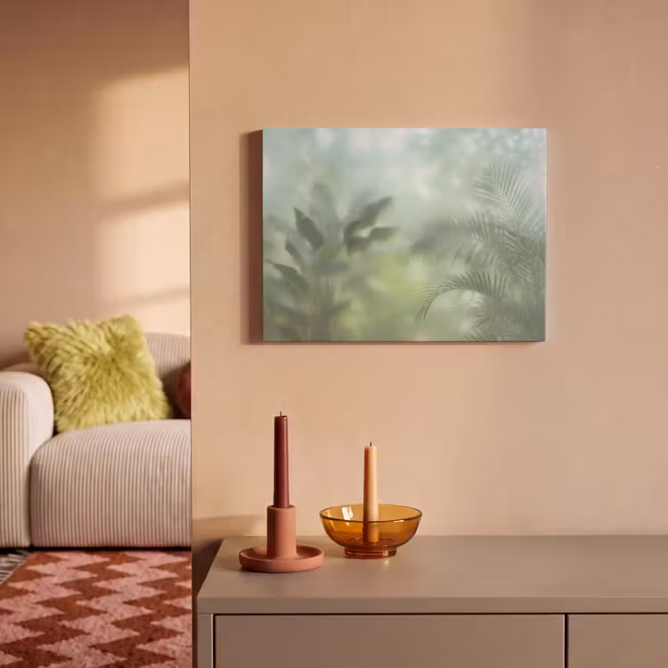Akoestisch schilderij - Natuur - Vervaagd - Groen - Abstract - Modern — 2