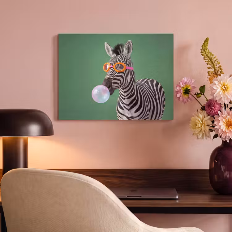 Akoestisch schilderij - Dier - Bril - Bel - Modern - Groen — 4