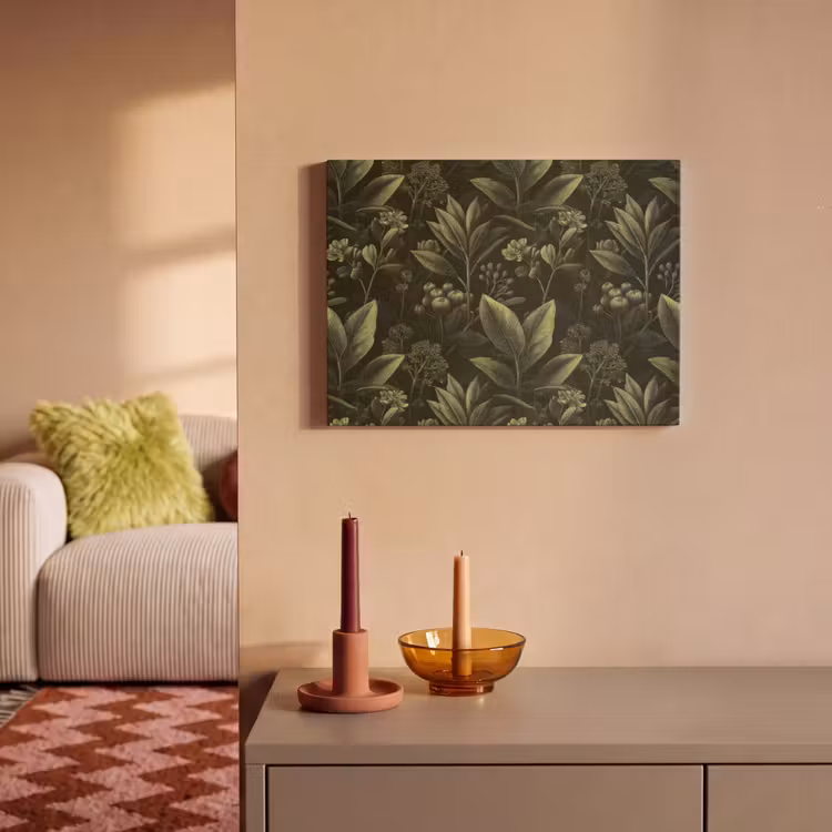 Akoestisch schilderij - Klassiek - Donker - Botanisch - Planten — 2