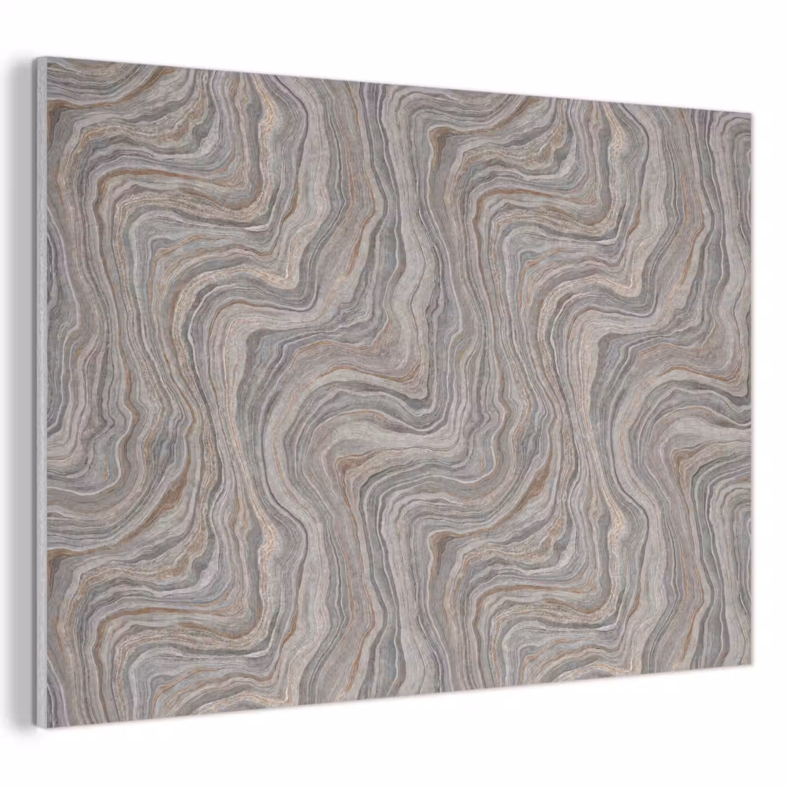 Akoestisch schilderij - Patroon - Textuur - Grijs — 1