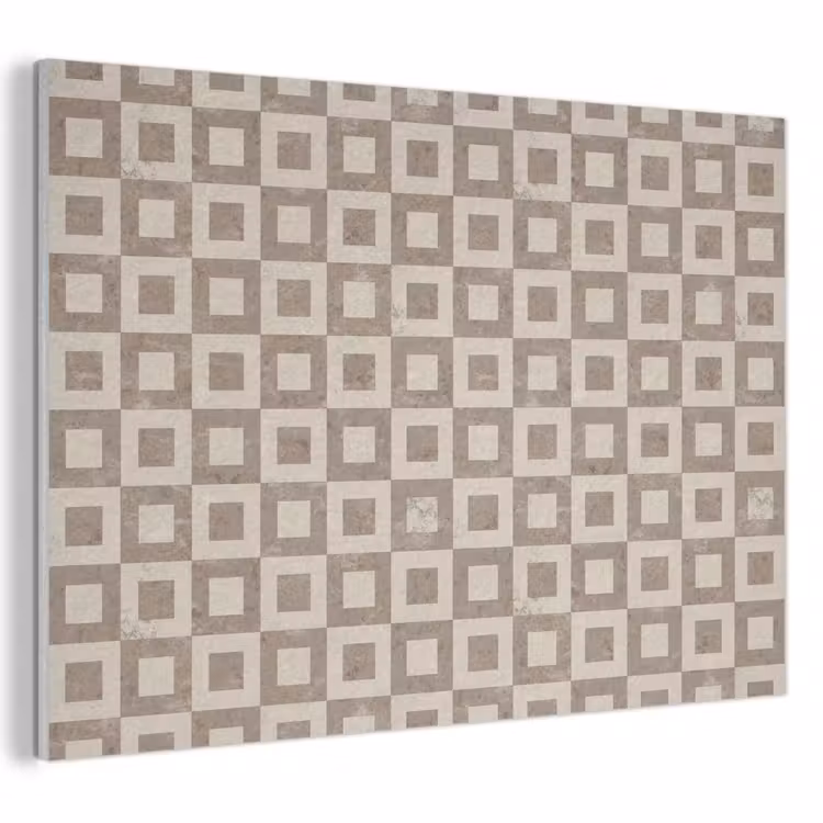 Akoestisch schilderij - Patroon - Marmer - Beige — 1