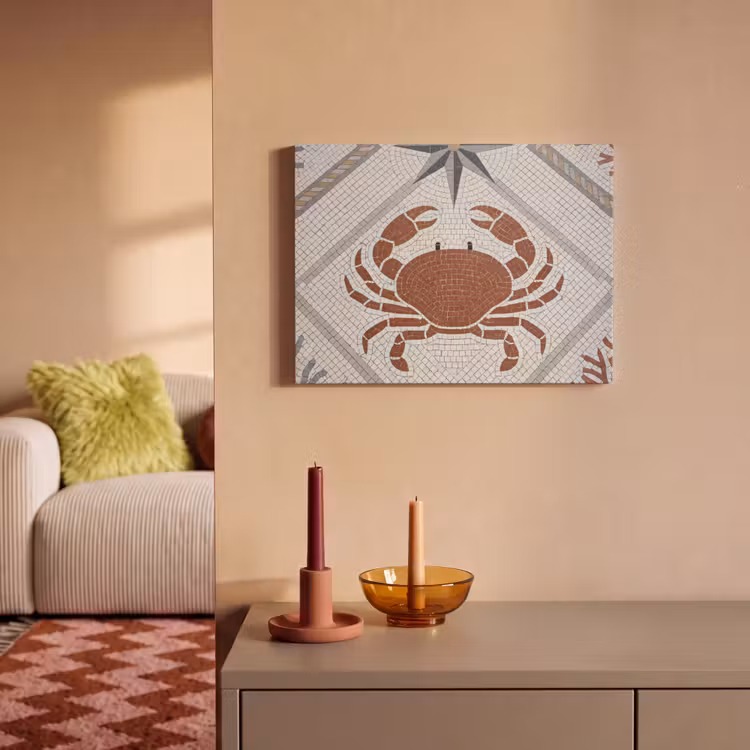 Akoestisch schilderij - Dier - Mozaïek - Zee - Klassiek - Bruin — 2