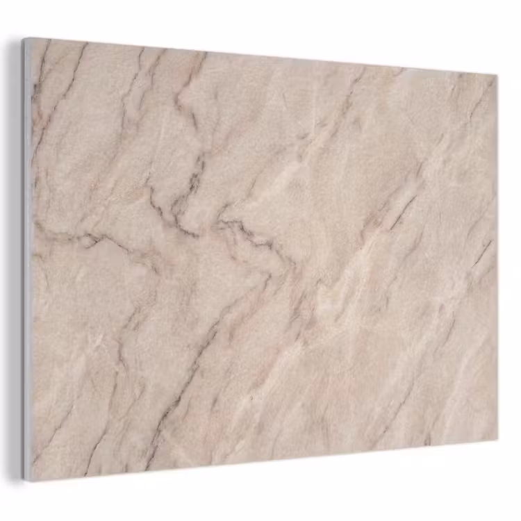 Akoestisch schilderij - Marmer - Patroon - Abstract - Modern - Beige — 1