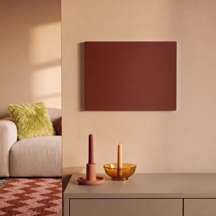 Akoestisch schilderij - Burnt - Mahogany - Rood — 2