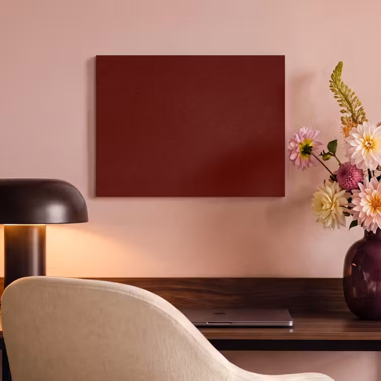 Akoestisch schilderij - Burnt - Mahogany - Rood — 4