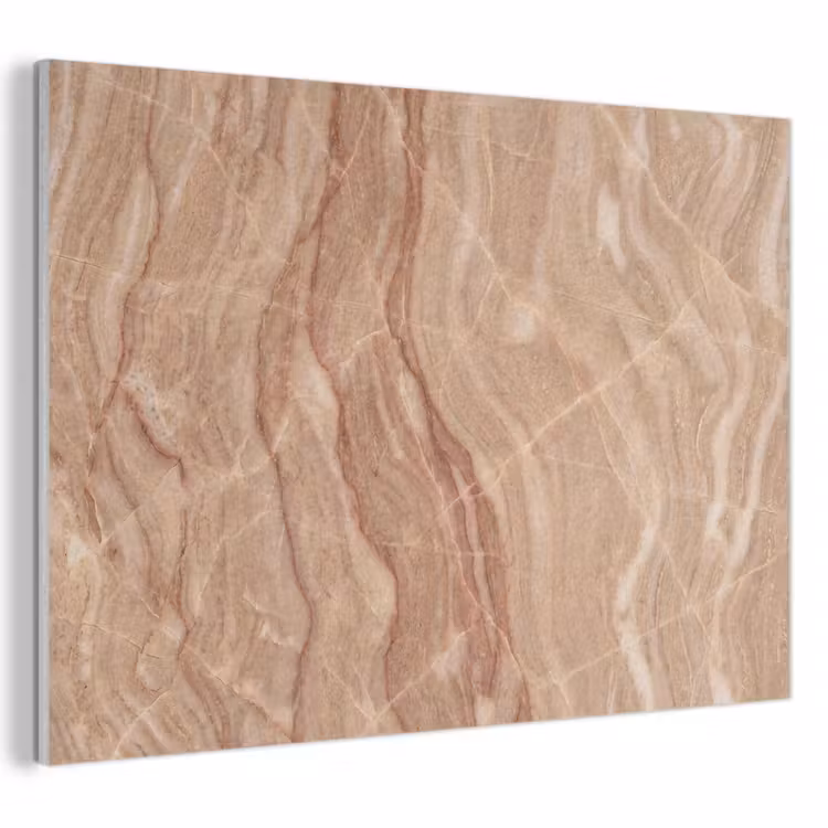Akoestisch schilderij - Marmer - Ader - Natuur - Abstract - Beige — 1