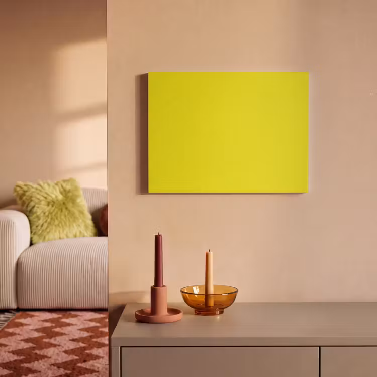Akoestisch schilderij - Bright - Canary - Geel — 2