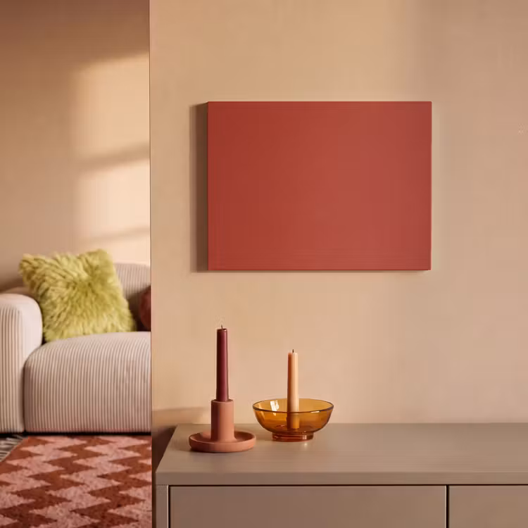 Akoestisch schilderij - Deep - Crimson - Rood — 2