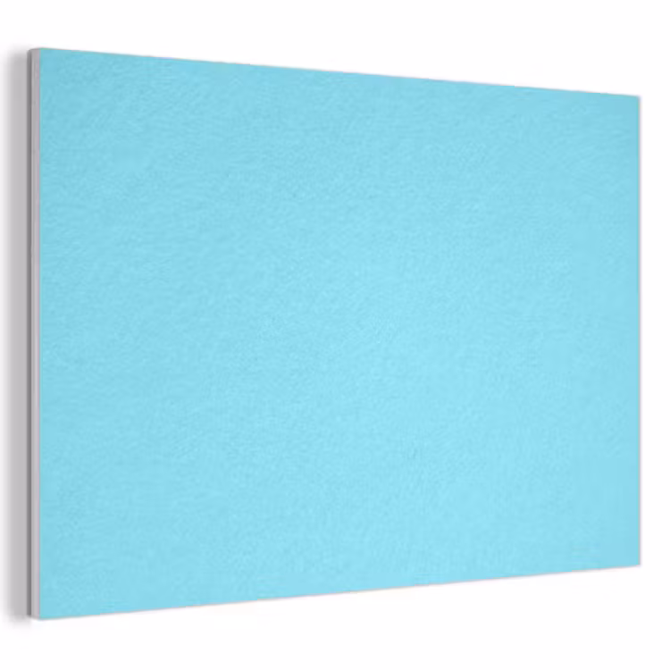 Akoestisch schilderij - Electric - Cyan - Blauw — 1