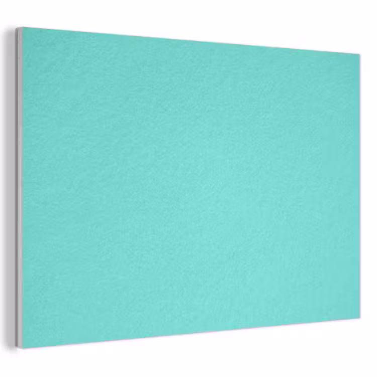 Akoestisch schilderij - Electric - Cyan - Turkoois — 1