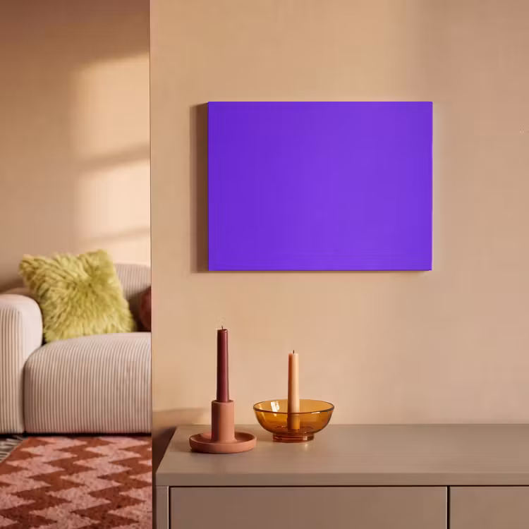 Akoestisch schilderij - Electric - Indigo - Paars — 2