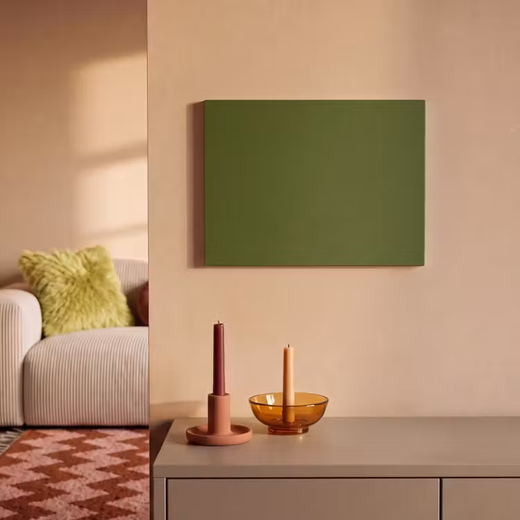Akoestisch schilderij - Olive - Drab - Groen — 2