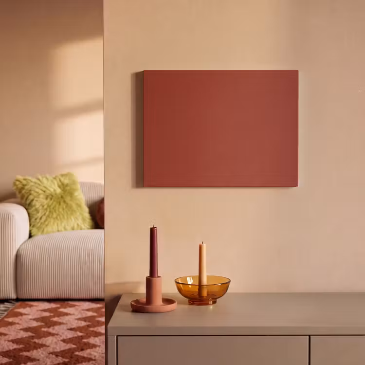 Akoestisch schilderij - Burnt - Copper - Rood — 2