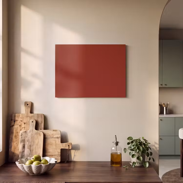 Akoestisch schilderij - Burnt - Copper - Rood — 3