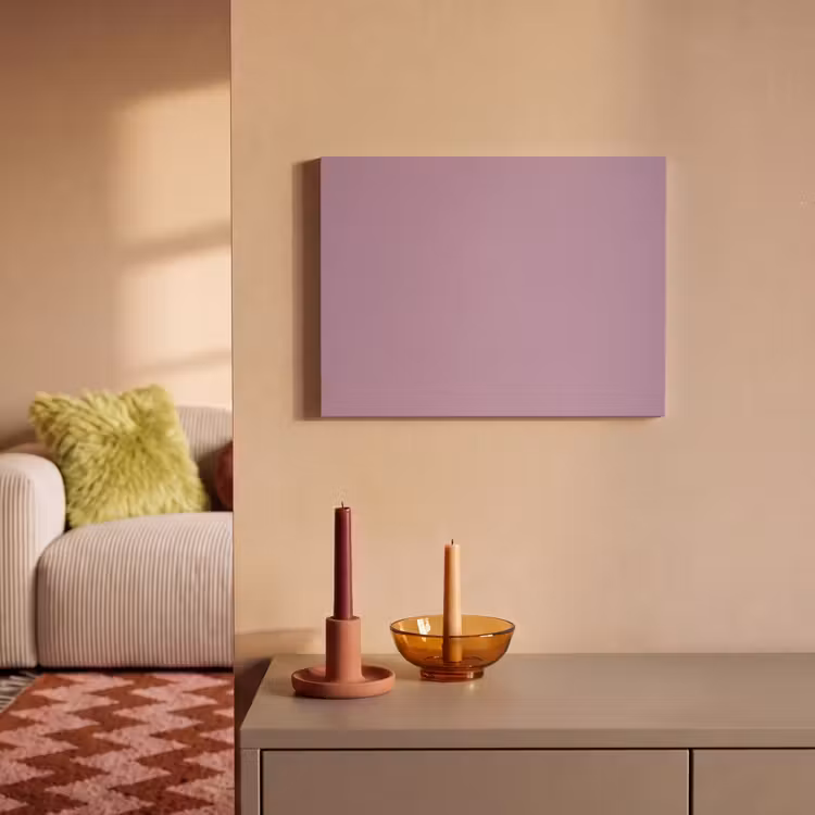 Akoestisch schilderij - Lilac - Paars - Mauve — 2