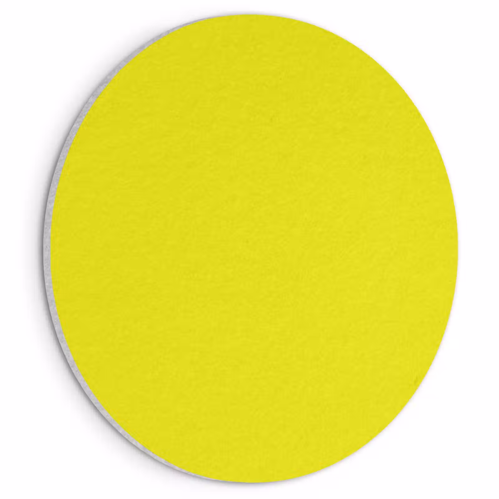 Akoestisch schilderij rond - Bright - Canary - Geel — 1