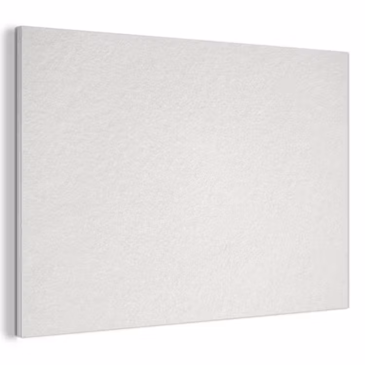 Akoestisch schilderij - Pure - Alabaster - Wit — 1