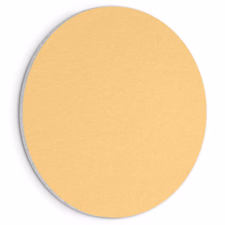 Akoestisch schilderij rond - Apricot - Ice - Oranje — 1