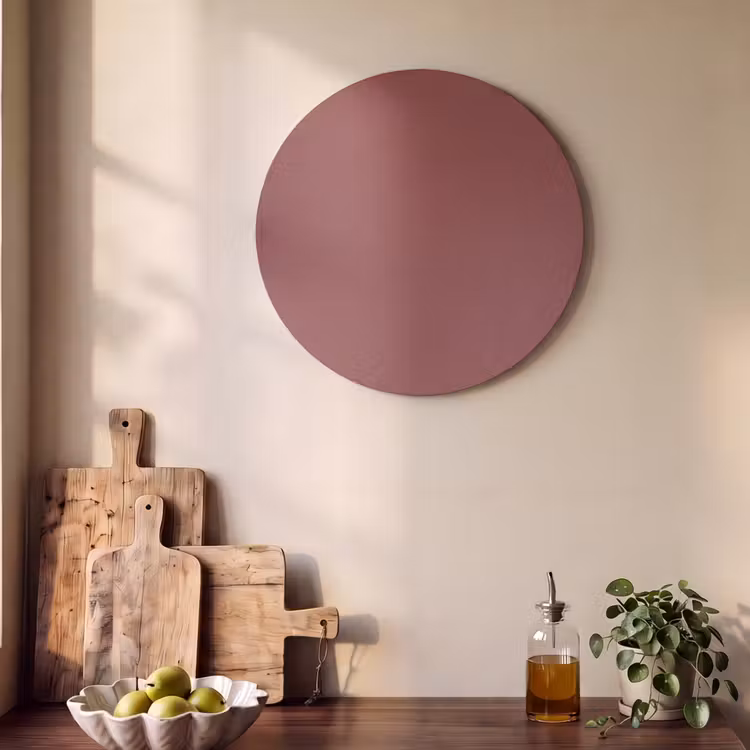 Akoestisch schilderij rond - Barn - Antique - Rood — 4