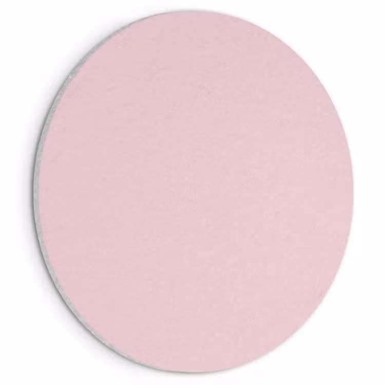 Akoestisch schilderij rond - Blush - Pink - Roze — 1