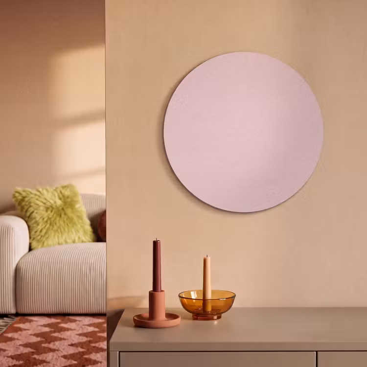 Akoestisch schilderij rond - Blush - Pink - Roze — 3