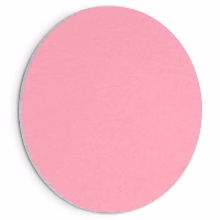 Akoestisch schilderij rond - Bubblegum - Pink - Roze — 1
