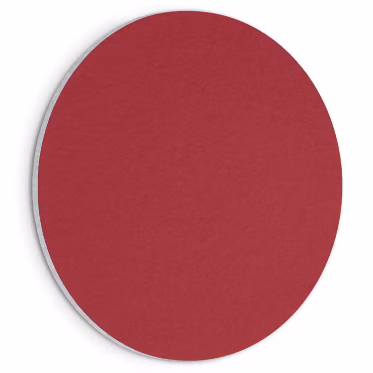 Akoestisch schilderij rond - Burgundy - Wine - Rood — 1