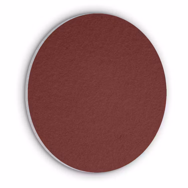 Akoestisch schilderij rond - Burnt - Mahogany - Rood — 1