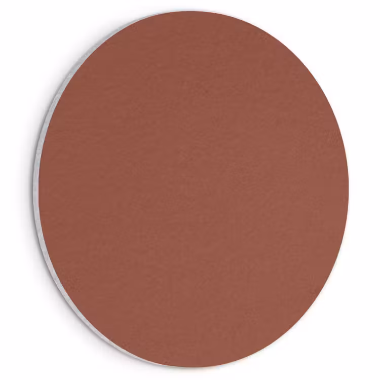 Akoestisch schilderij rond - Burnt - Mahogany - Terracotta — 1