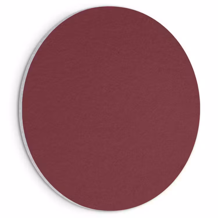 Akoestisch schilderij rond - Dark - Garnet - Rood — 1