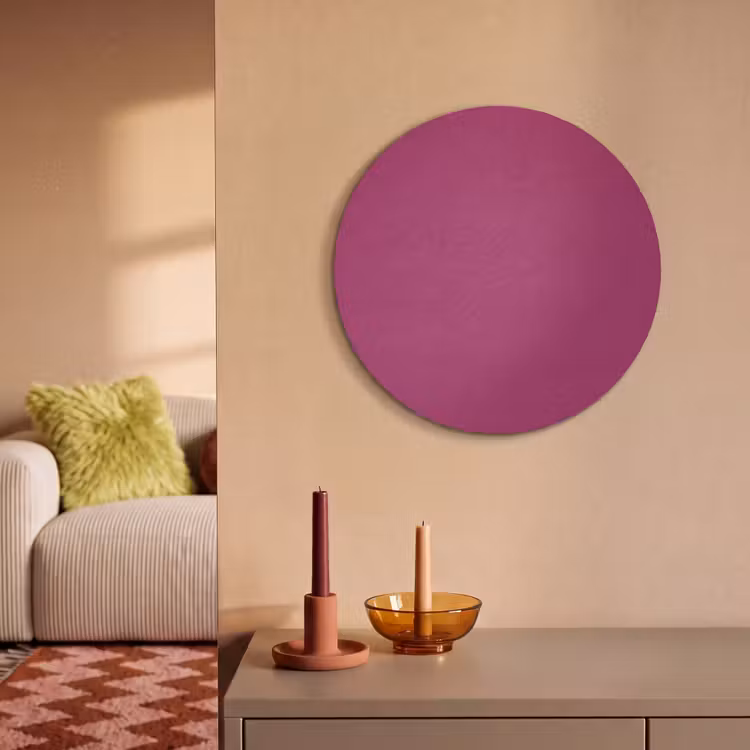 Akoestisch schilderij rond - Deep - Magenta - Paars — 3