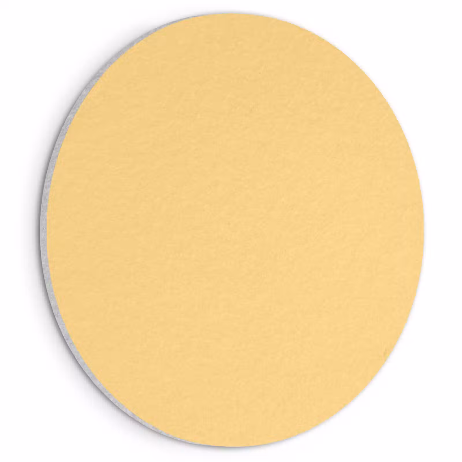 Akoestisch schilderij rond - Butter - Geel - Yellow — 1