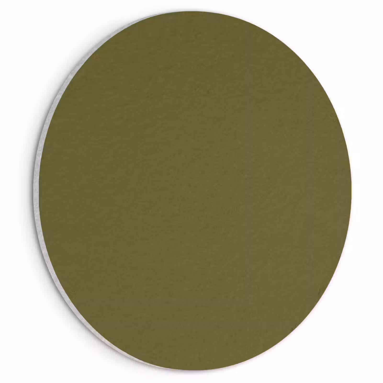 Akoestisch schilderij rond - Dark - Olive - Groen — 1