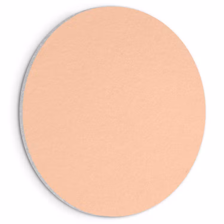 Akoestisch schilderij rond - Apricot - Blush - Nude — 1
