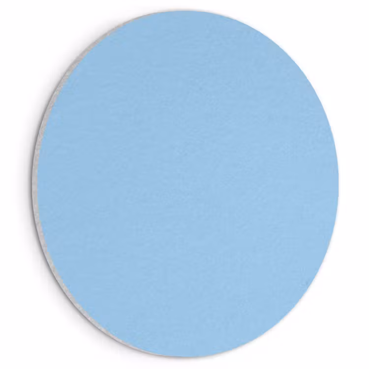 Akoestisch schilderij rond - Baby - Blue - Blauw — 1
