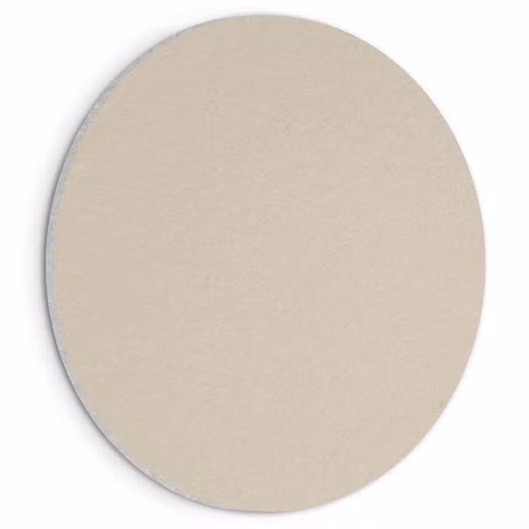 Akoestisch schilderij rond - Baked - Biscuit - Nude — 1