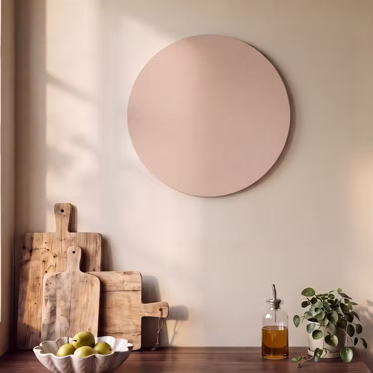 Akoestisch schilderij rond - Blush - Terracotta - Nude — 4