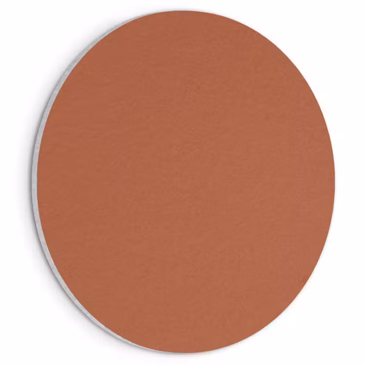 Akoestisch schilderij rond - Burnt - Sienna - Oranje — 1