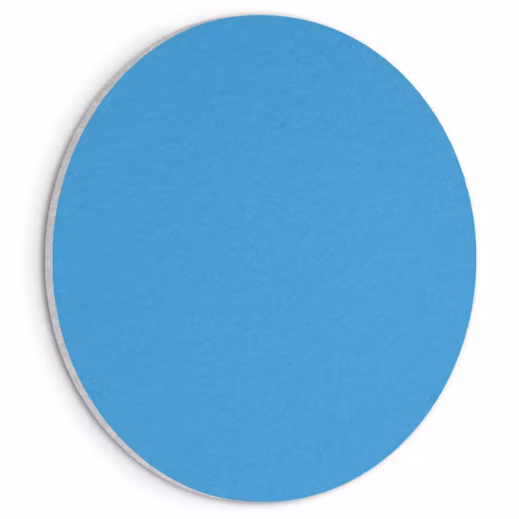 Akoestisch schilderij rond - Cerulean - Breeze - Blauw — 1
