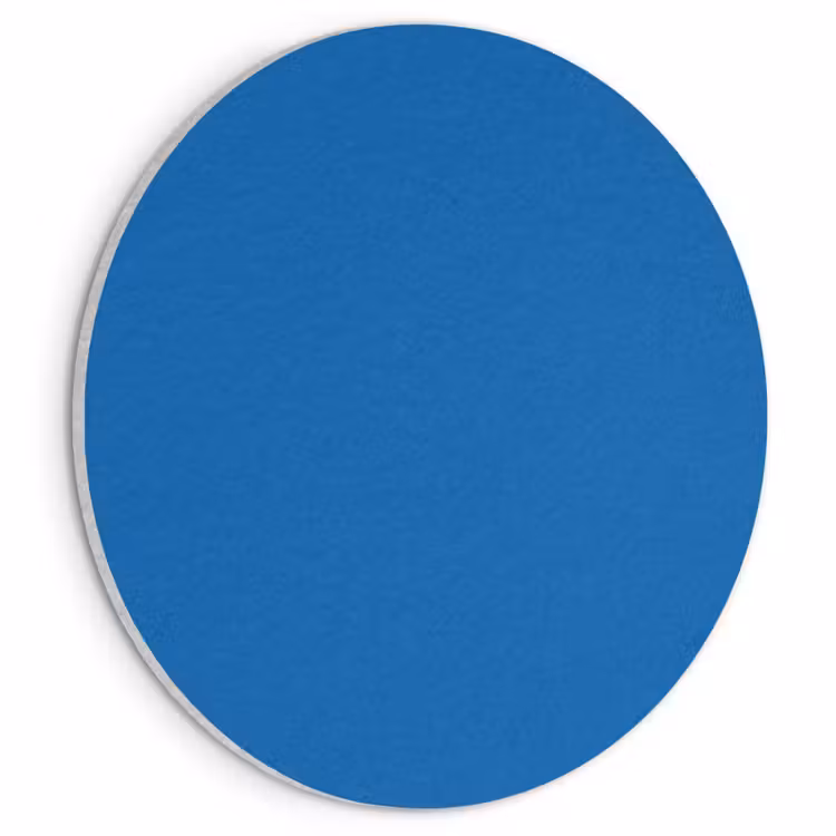 Akoestisch schilderij rond - Classic - Azure - Blauw — 1
