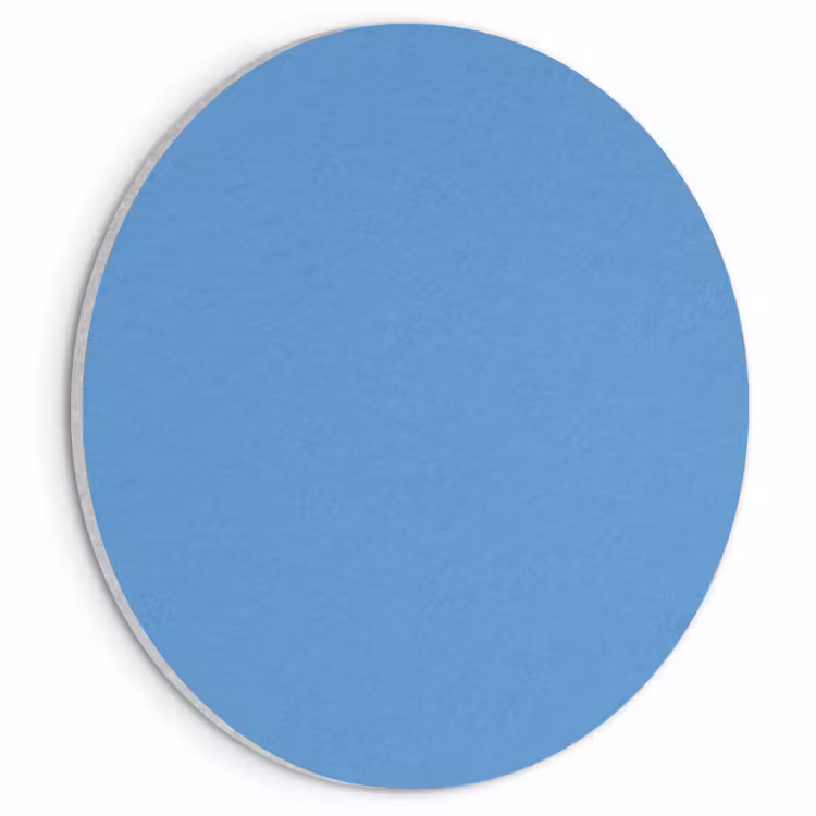Akoestisch schilderij rond - Cornflower - Blue - Blauw — 1