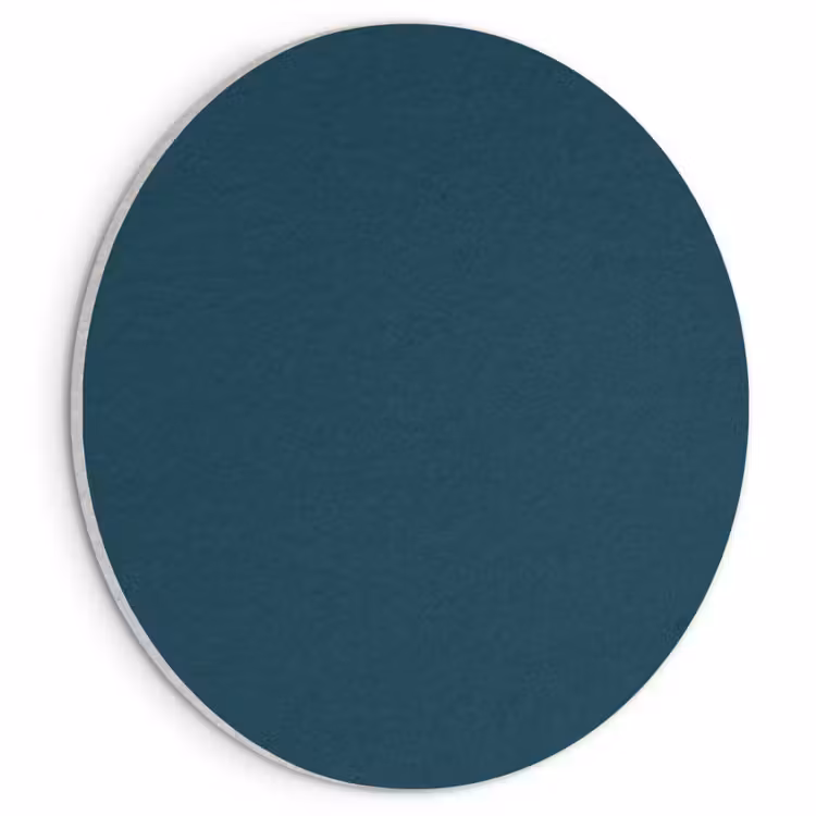 Akoestisch schilderij rond - Dark - Indigo - Blauw — 1